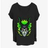 Best reviews of 🔔 Disney Villains Maleficent Sugar Skull Girls T-Shirt Plus Size ✔️