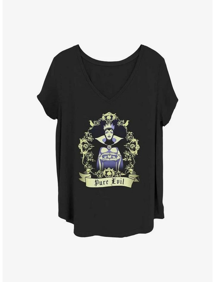 Brand new π Disney Villains Pure Evil Queen Girls T-Shirt Plus Size π 1 Brand new π Disney Villains Pure Evil Queen Girls T-Shirt Plus Size π