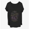 Brand new 🎁 Disney Villains Spinning Wheel Girls T-Shirt Plus Size 🌟