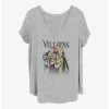 Promo ✨ Disney Villains Villain Crew 🧨 Girls T-Shirt Plus Size 👏