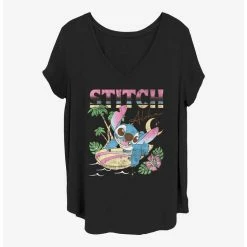 Cheap ✔️ Disney Lilo & Stitch Aloha Stitch Girls T-Shirt Plus Size 🤩