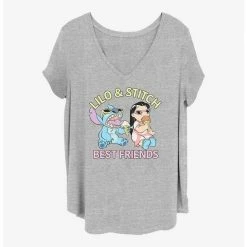 Outlet 💯 Disney Lilo & Stitch Best Friends 👏 Girls T-Shirt Plus Size ✨