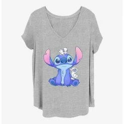Cheap 🌟 Disney Lilo & Stitch Cute Ducks 🥰 Girls T-Shirt Plus Size ✨