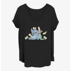 Wholesale ⭐ Disney Lilo & Stitch Ducky Kind ⌛ Girls T-Shirt Plus Size 🧨