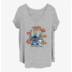 Cheapest 🧨 Disney Lilo & Stitch and Scrump 😍 Girls T-Shirt Plus Size ✨
