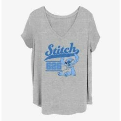 Hot Sale 🎉 Disney Lilo & Stitch Collegiate Girls T-Shirt Plus Size 🛒