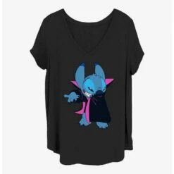 Best Sale 🤩  Disney Lilo & Stitch Vampire Stitch  Girls T-Shirt Plus Size ⭐