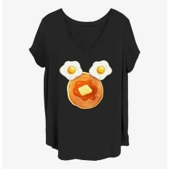 Promo 🤩 Disney Mickey Mouse Breakfast At Mickey's 💯 Girls T-Shirt Plus Size ⌛