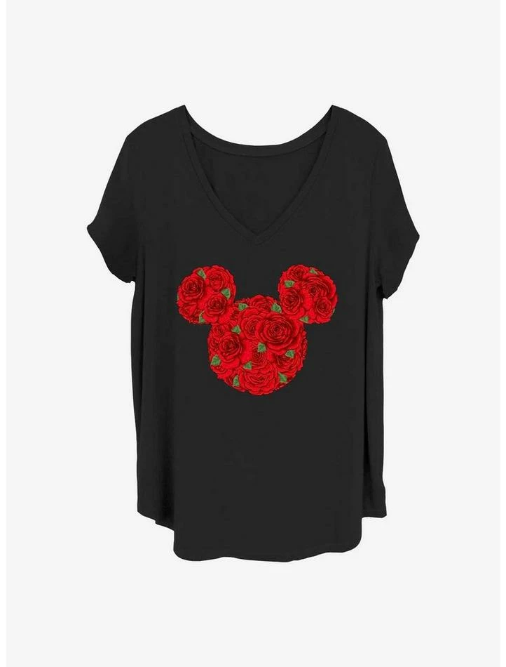 Promo 👍 Disney Minnie Mouse Mickey Roses Girls T-Shirt Plus Size 🥰 1 Promo 👍 Disney Minnie Mouse Mickey Roses Girls T-Shirt Plus Size 🥰