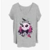 Deals 🎉 Disney The Nightmare Before Christmas Anime Eyes Jack Girls T-Shirt Plus Size ✔️