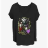 Promo ⌛ Disney The Nightmare Before Christmas Boogie Gang Girls T-Shirt Plus Size ❤️