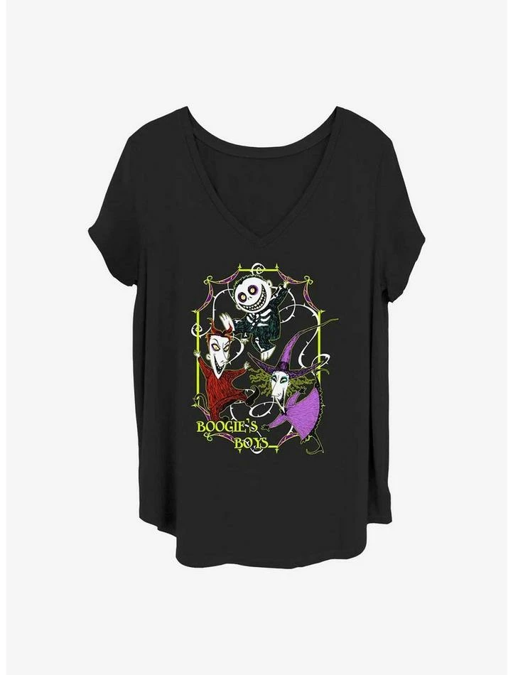 Promo ⌛ Disney The Nightmare Before Christmas Boogie Gang Girls T-Shirt Plus Size ❤️ 1 Promo ⌛ Disney The Nightmare Before Christmas Boogie Gang Girls T-Shirt Plus Size ❤️