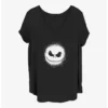 Coupon 💯 Disney The Nightmare Before Christmas Jack Splatter Girls T-Shirt Plus Size 😀