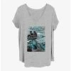 Best Pirce 🤩 Disney Pirates of the Caribbean Infernal Sea Girls T-Shirt Plus Size 😀