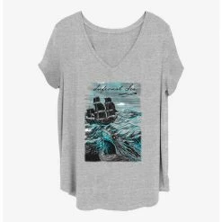 Best Pirce 🤩 Disney Pirates of the Caribbean Infernal Sea Girls T-Shirt Plus Size 😀