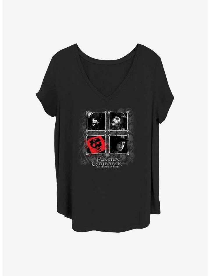 Wholesale ✔️ Disney Pirates of the Caribbean Strange Visage Girls T-Shirt Plus Size 🥰 1 Wholesale ✔️ Disney Pirates of the Caribbean Strange Visage Girls T-Shirt Plus Size 🥰