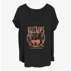 Top 10 ⌛ Disney Villains Good To Be Bad Girls T-Shirt Plus Size ✨