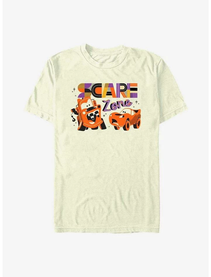 Discount 🎉 Disney Pixar Cars Scare Zone T-Shirt ⌛ 1 Discount 🎉 Disney Pixar Cars Scare Zone T-Shirt ⌛