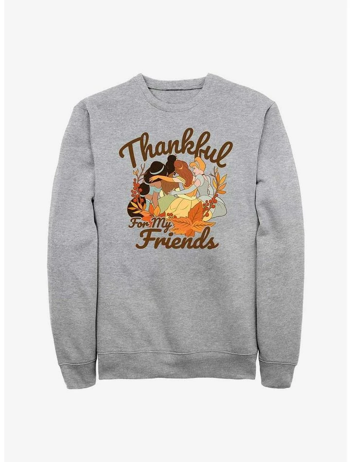 New 🥰 Disney Princesses Thankful For Friends Sweatshirt 😉 1 New 🥰 Disney Princesses Thankful For Friends Sweatshirt 😉