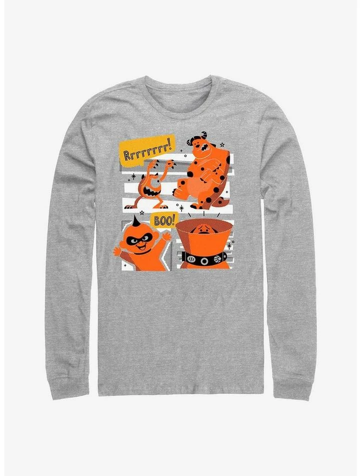 Outlet ⭐ Disney Pixar Spooktober Long-Sleeve T-Shirt ✨ 1 Outlet ⭐ Disney Pixar Spooktober Long-Sleeve T-Shirt ✨