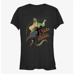 Budget 😍 Disney Villains Ursula Tricks and Spells Girls T-Shirt ❤️