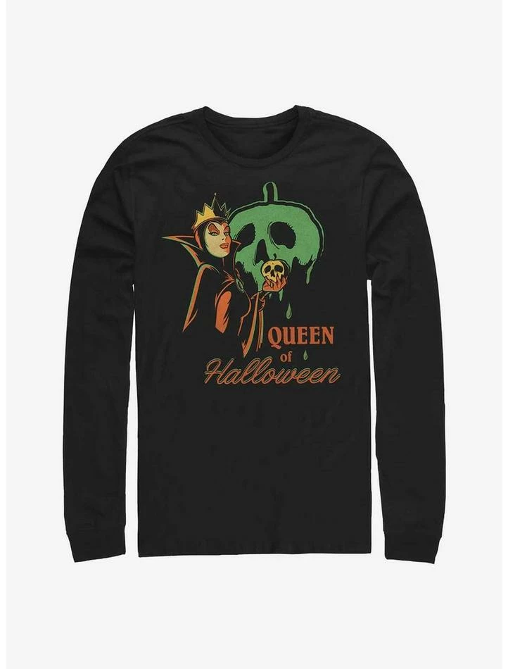 Deals π― Disney Villains Queen of Halloween Long-Sleeve T-Shirt π 1 Deals π― Disney Villains Queen of Halloween Long-Sleeve T-Shirt π
