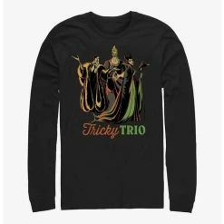 Promo ⭐ Disney Villains Tricky Trio Long-Sleeve T-Shirt 😀