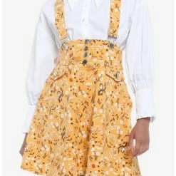 Top 10 ❤️ Disney Chip 'N' Dale Fall Floral Suspender 👏 Skirt ⌛