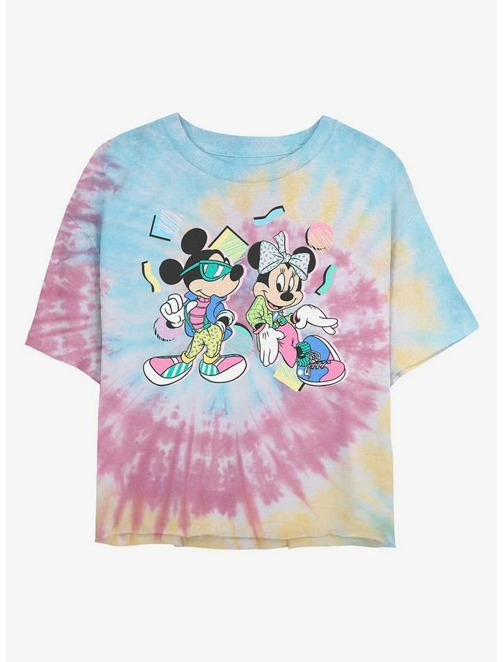 Cheap β€οΈ Disney Mickey Mouse 80's Minnie and Mickey Tie Dye Crop βοΈ Girls T-Shirt π€© 1 Cheap β€οΈ Disney Mickey Mouse 80's Minnie and Mickey Tie Dye Crop βοΈ Girls T-Shirt π€©