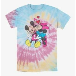 Best Pirce 😉 Disney Mickey Mouse In Love Tie Dye T-Shirt 🤩