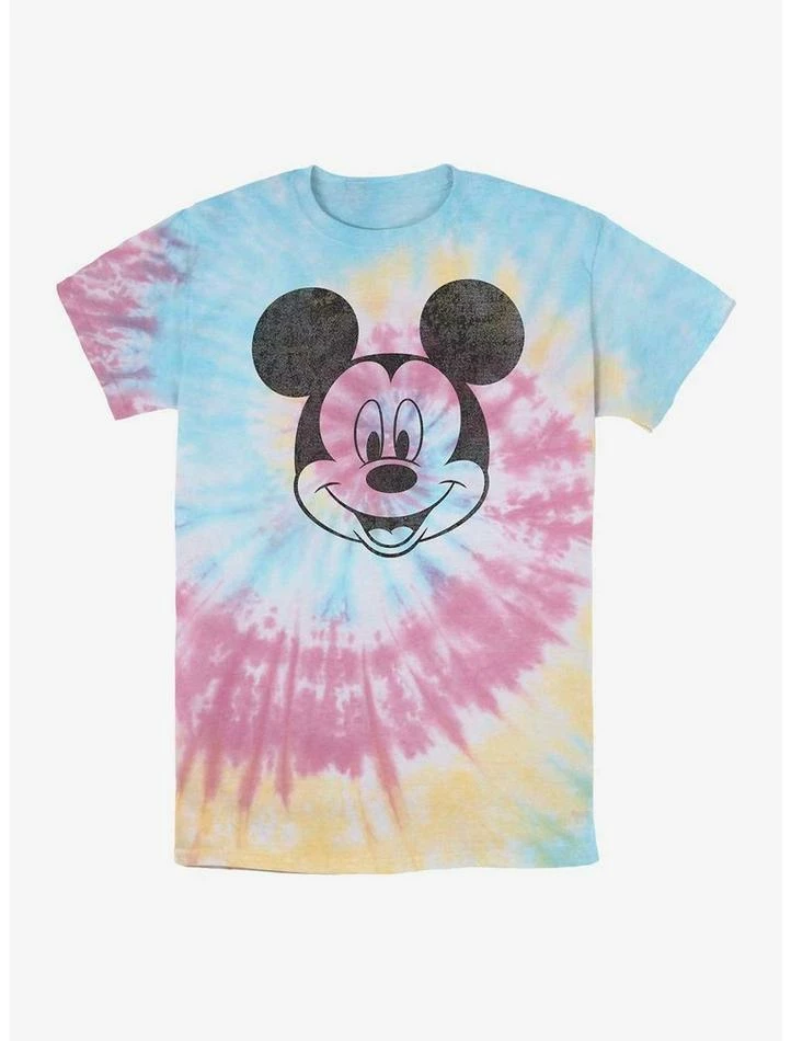 Promo 𧨠Disney Mickey Mouse Mickey Face Tie Dye T-Shirt β¨ 1 Promo 𧨠Disney Mickey Mouse Mickey Face Tie Dye T-Shirt β¨