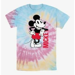 Best reviews of ⭐ Disney Mickey Mouse Mickey Leaning Tie Dye T-Shirt 🤩