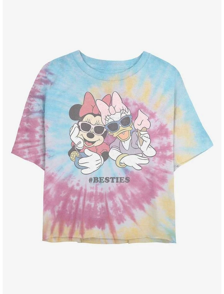 Cheap π Disney Minnie Mouse Besties Tie Dye Crop Girls T-Shirt 𧨠1 Cheap π Disney Minnie Mouse Besties Tie Dye Crop Girls T-Shirt π§¨