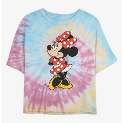 Buy ✔️ Disney Minnie Mouse Classic Minnie Tie Dye Crop ✔️ Girls T-Shirt 🎉