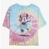Cheap ✔️ Disney Minnie Mouse Minnie Jump Tie Dye Crop 🎉 Girls T-Shirt ✨