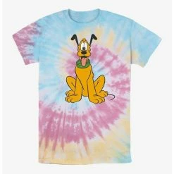 Outlet 🤩 Disney Pluto Classic Pluto Tie Dye T-Shirt ✨