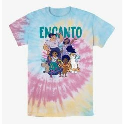 Cheap 😀 Disney Encanto Family Tie Dye T-Shirt ⭐