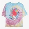 Best reviews of ❤️ Disney The Little Mermaid Leafy Ariel Tie Dye Crop 🤩 Girls T-Shirt 🤩