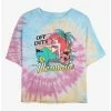 Wholesale ⭐ Disney The Little Mermaid Vacay Mermaid Tie Dye Crop ⌛ Girls T-Shirt ⭐