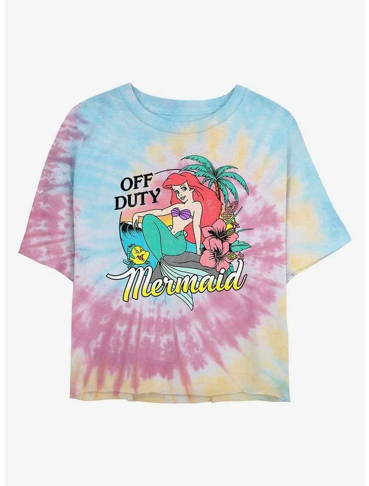 Wholesale ⭐ Disney The Little Mermaid Vacay Mermaid Tie Dye Crop ⌛ Girls T-Shirt ⭐ 1 Wholesale ⭐ Disney The Little Mermaid Vacay Mermaid Tie Dye Crop ⌛ Girls T-Shirt ⭐