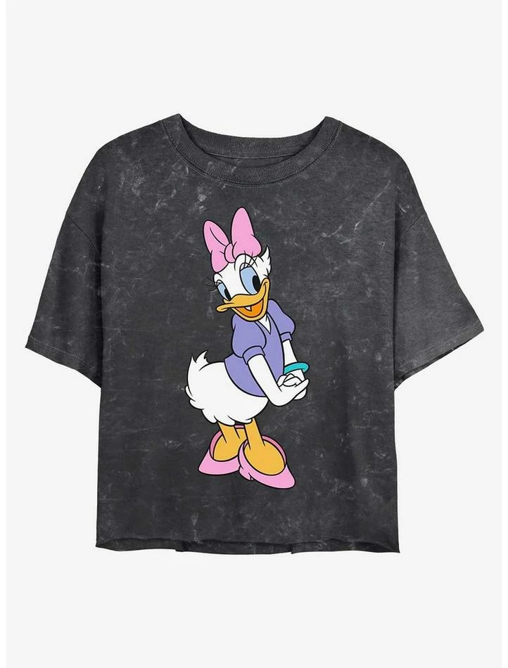 Outlet ✨ Disney Daisy Duck Traditional Daisy Mineral Wash Crop ✨ Girls T-Shirt 💯 1 Outlet ✨ Disney Daisy Duck Traditional Daisy Mineral Wash Crop ✨ Girls T-Shirt 💯