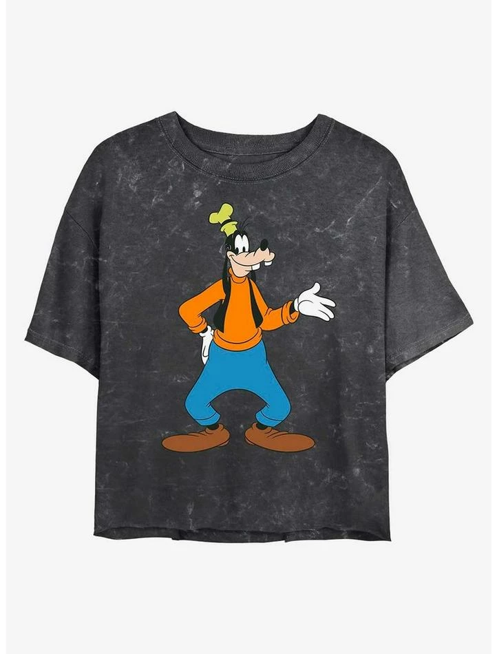 Outlet ⭐ Disney Goofy Traditional Goofy Mineral Wash Crop 😀 Girls T-Shirt ⭐ 1 Outlet ⭐ Disney Goofy Traditional Goofy Mineral Wash Crop 😀 Girls T-Shirt ⭐
