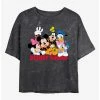 Best deal 💯 Disney Mickey Mouse Disney Squad Mineral Wash Crop Girls T-Shirt 🔥