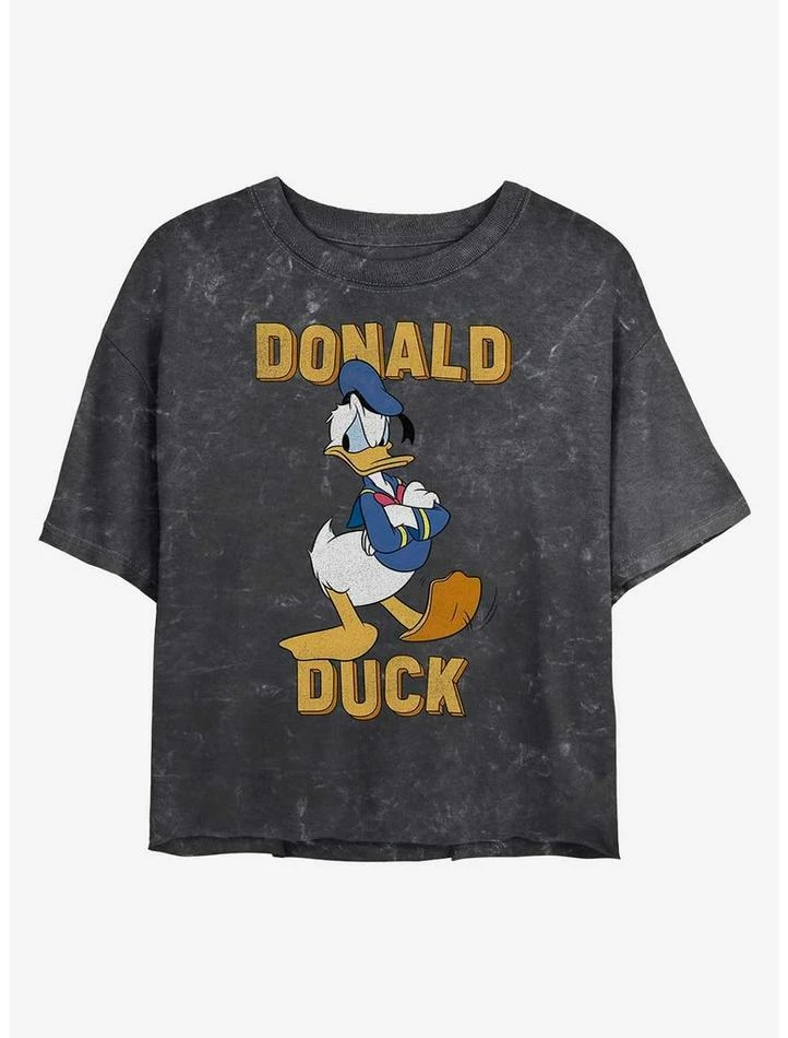 Brand new π Disney Mickey Mouse Donald Duck Mineral Wash Crop Girls T-Shirt π 1 Brand new π Disney Mickey Mouse Donald Duck Mineral Wash Crop Girls T-Shirt π