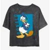 Buy ✨ Disney Mickey Mouse Donald Pop Mineral Wash Crop 😍 Girls T-Shirt ⭐