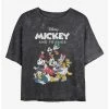 Best reviews of 🔥 Disney Mickey Mouse Mickey Friends Group Mineral Wash Crop Girls T-Shirt 💯