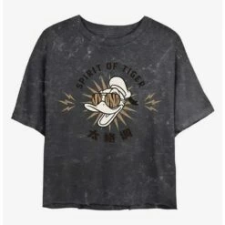 Coupon ✨ Disney Mickey Mouse Tiger Shades Mineral Wash Crop Girls T-Shirt ✨