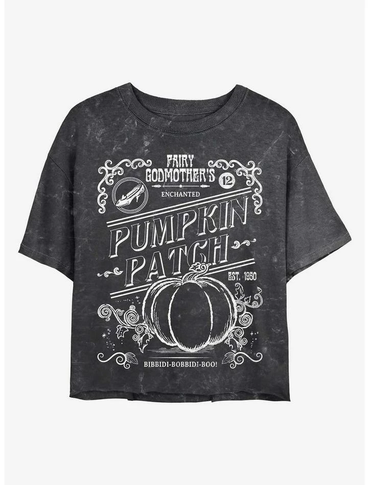 Best deal π Disney Cinderella Fairy Godmother's Pumpkin Patch Mineral Wash Crop Girls T-Shirt 𧨠1 Best deal π Disney Cinderella Fairy Godmother's Pumpkin Patch Mineral Wash Crop Girls T-Shirt π§¨