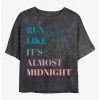 Top 10 ⭐ Disney Cinderella Run Like It's Almost Midnight Mineral Wash Crop Girls T-Shirt 🧨