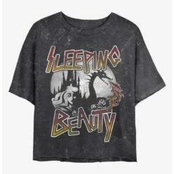 Best reviews of ⭐ Disney Princesses Sleeping Beauty Mineral Wash Crop 🔥 Girls T-Shirt 👍